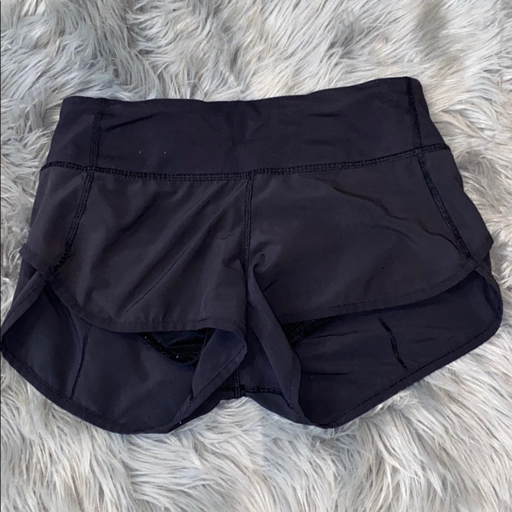 black lululemon shorts!! size 2! super cute
